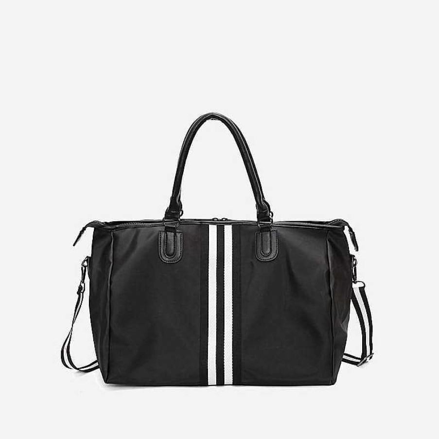 Sac Bandoulière 48H Black And | Travel & Weekend Bag