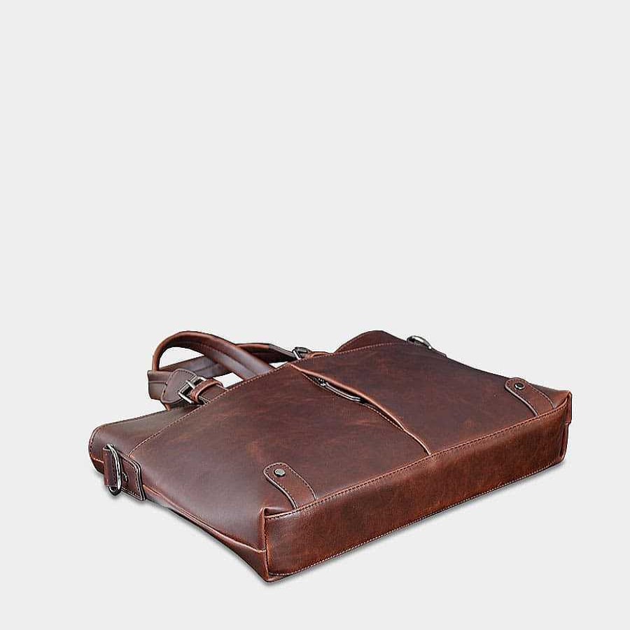 Sac Bandoulière Leather Briefcase Bag With Shoulder Strap | Bag And Briefcase