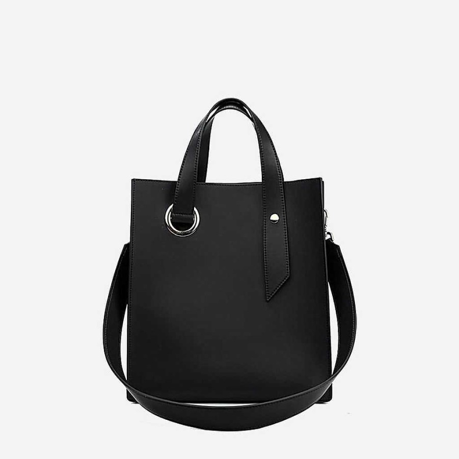 Sac Bandoulière Leather Tote Bag With Asymmetrical Handle | Tote Bag And Tote