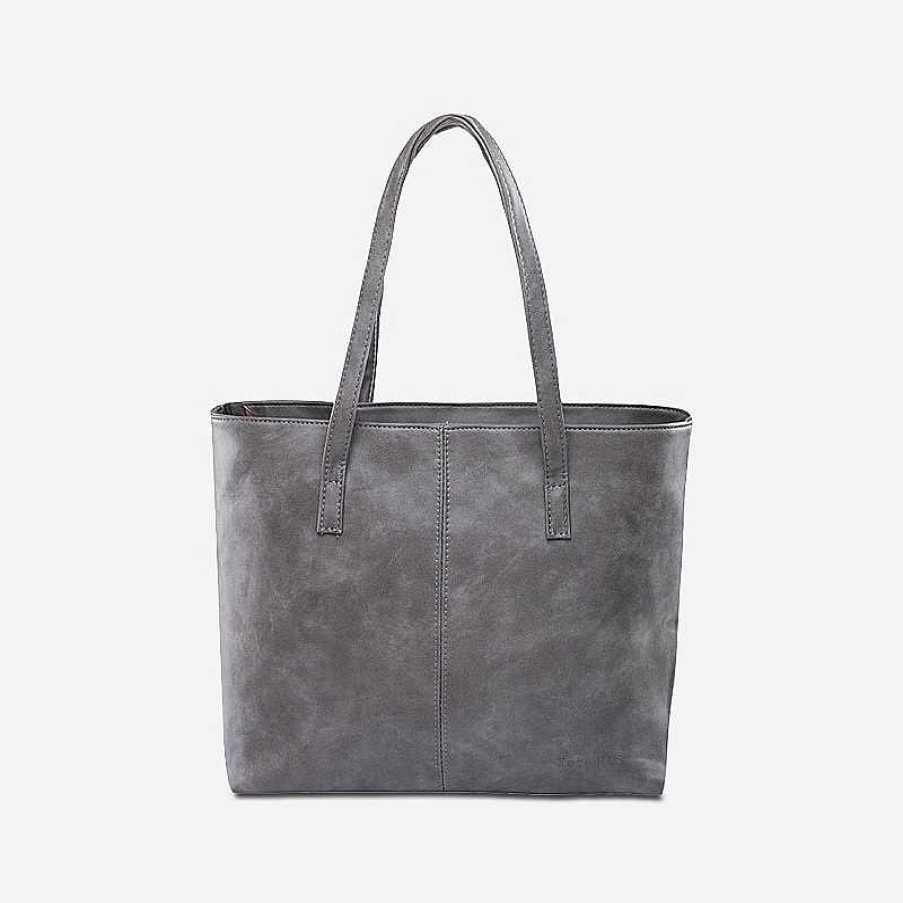 Sac Bandoulière Women'S Handbag In Nubuck Leather (Suedine) | Tote Bag And Tote