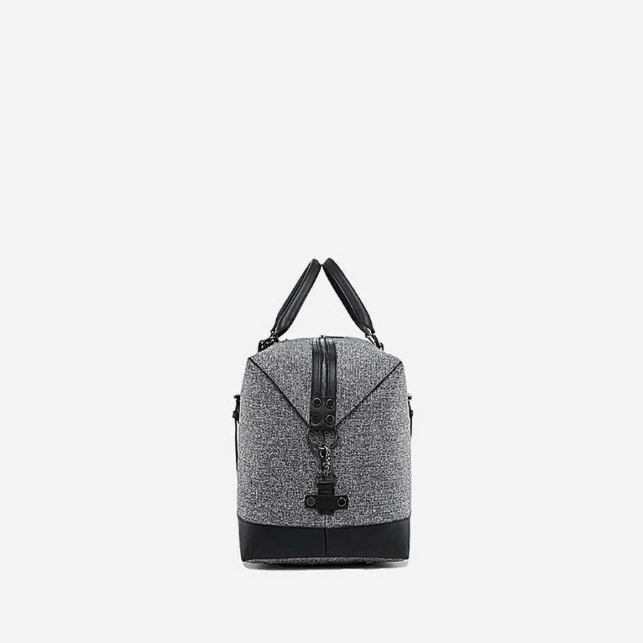 Sac Bandoulière 48H Bi-Material Travel Bag In Canvas And Leather | Travel & Weekend Bag