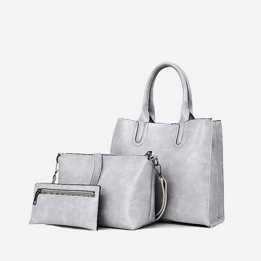 Sac Bandoulière Set Of Leather Bags For Women And Matching Small Leather Goods | Tote Bag And Tote